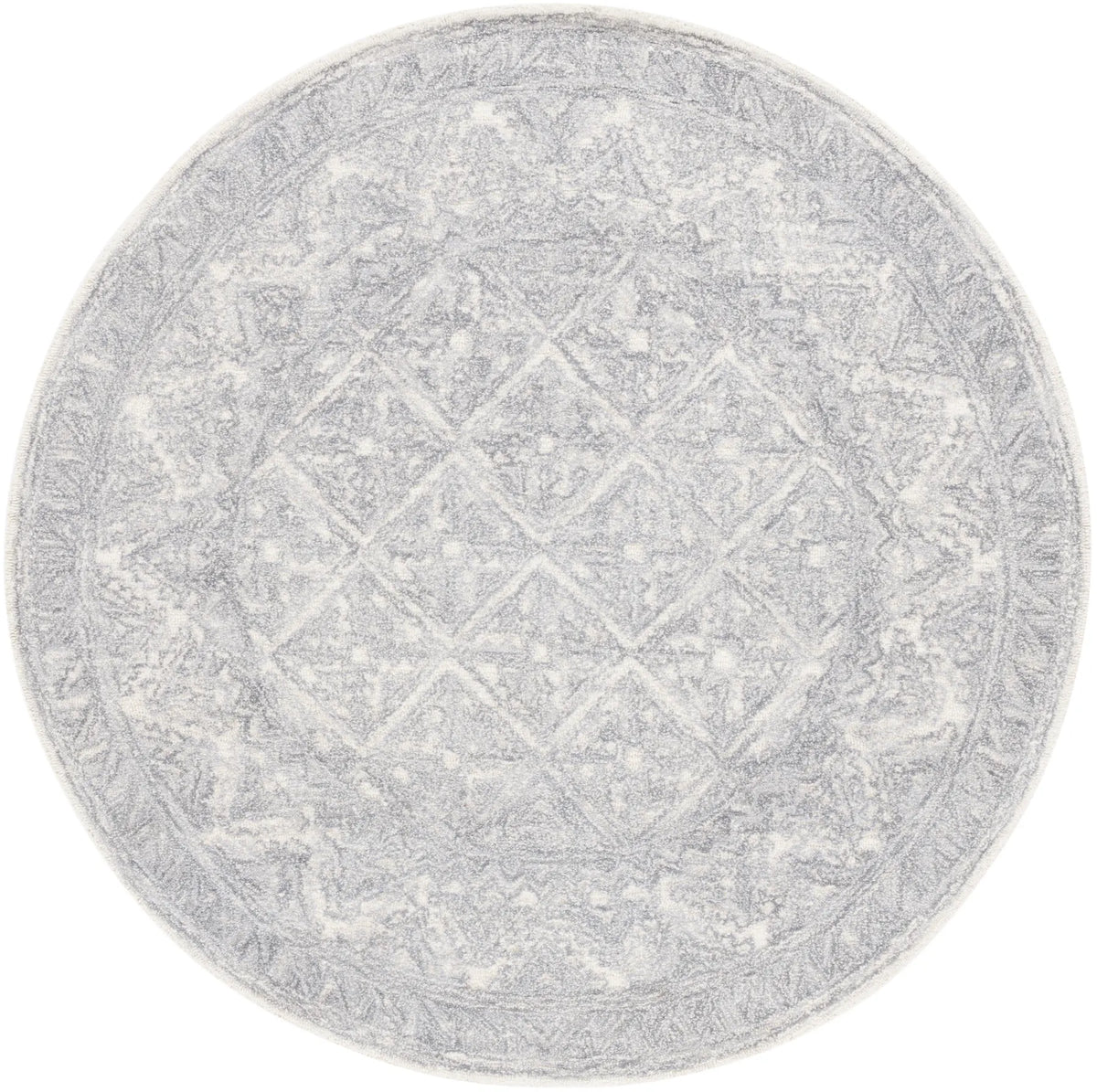 Safavieh Metro 6'-0" x 6'-0" Rug in Grey / Ivory
