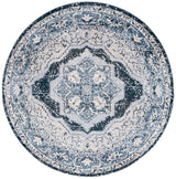 Safavieh Rosewood 6'-7" x 6'-7" Rug in Ivory / Blue