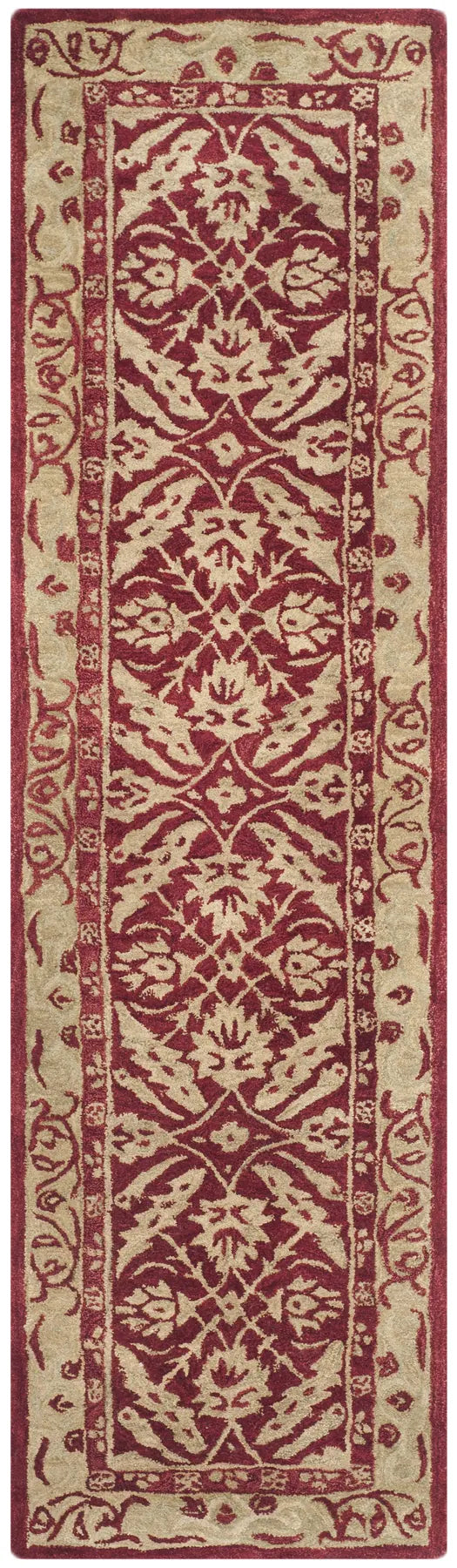 Safavieh Anatolia 2'-3" x 8'-0" Rug in Red / Ivory