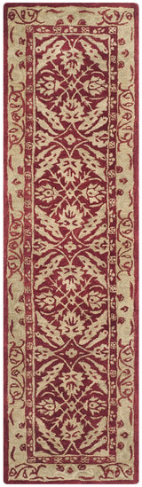 Safavieh Anatolia 2'-3" x 8'-0" Rug in Red / Ivory