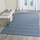 Safavieh Wilton 5'-0" x 8'-0" Rug in Navy / Ivory