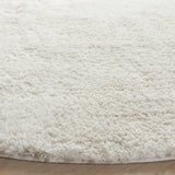 Safavieh Tahoe Shag 6'-7" x 6'-7" Rug in Ivory / Taupe