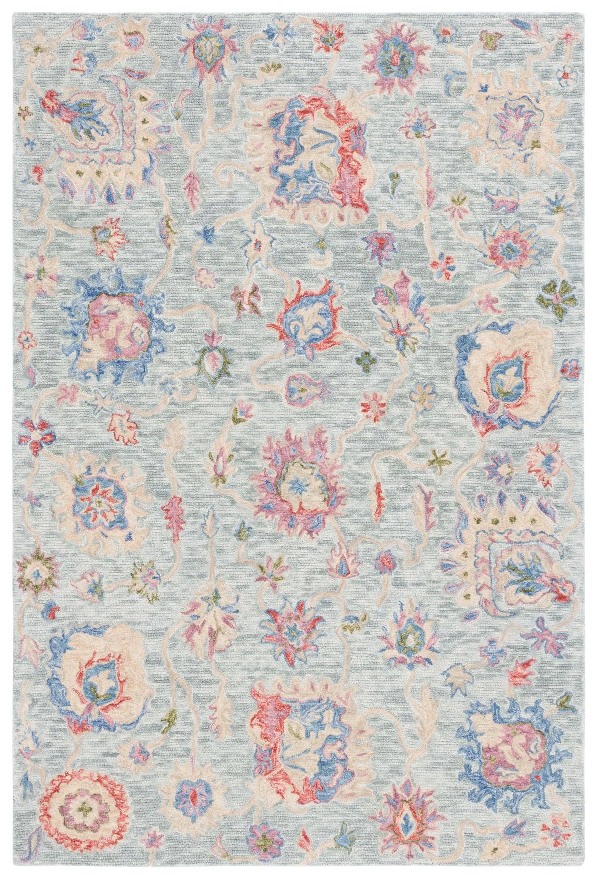 Safavieh Metro 4'-0" x 6'-0" Rug in Blue / Ivory