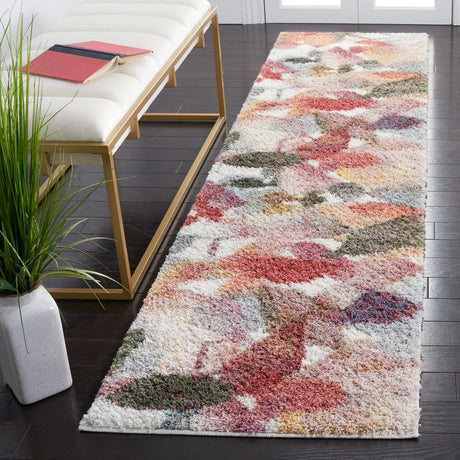 Safavieh Calista 2'-3" x 9'-0" Rug in Rust / Gold