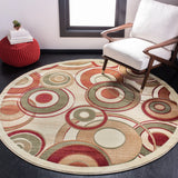 Safavieh Lyndhurst 7'-0" x 7'-0" Rug in Ivory / Multi