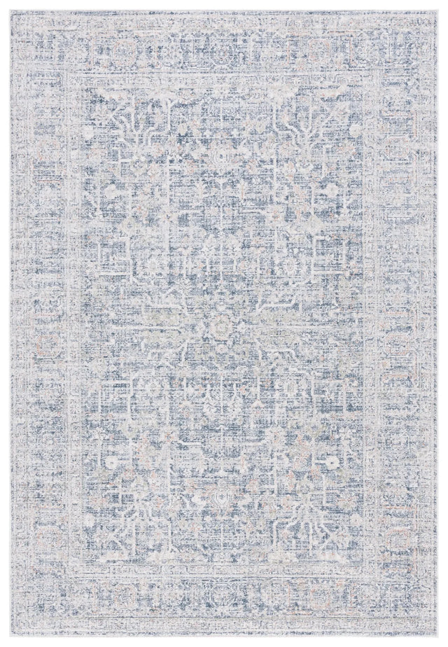 Safavieh Hunter 100 4'-0" x 6'-0" Rug in Ivory / Dark Grey / Sage