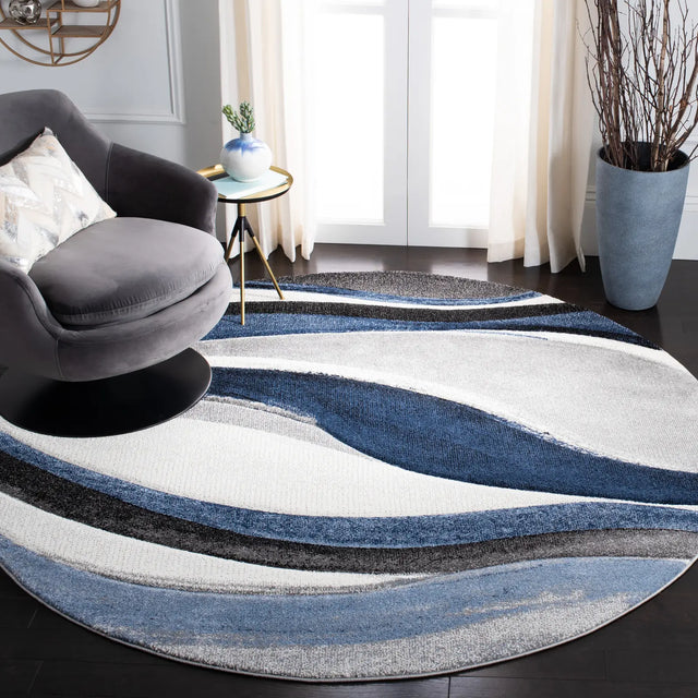 Safavieh Hollywood 10'-0" x 10'-0" Rug in Grey / Blue