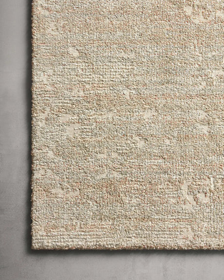 Loloi Augustus Ags-08 Sunset/Mist Rugs - corner on wood