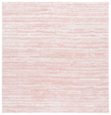 Safavieh Rumi Shag 6'-7" x 6'-7" Rug in Pink / Ivory