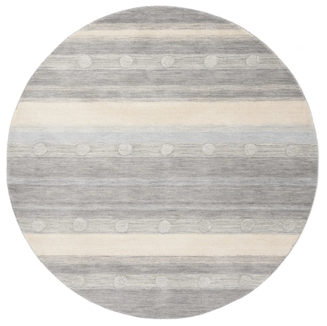 Safavieh Safavieh Kids 5'-0" x 5'-0" Rug in Grey / Ivory