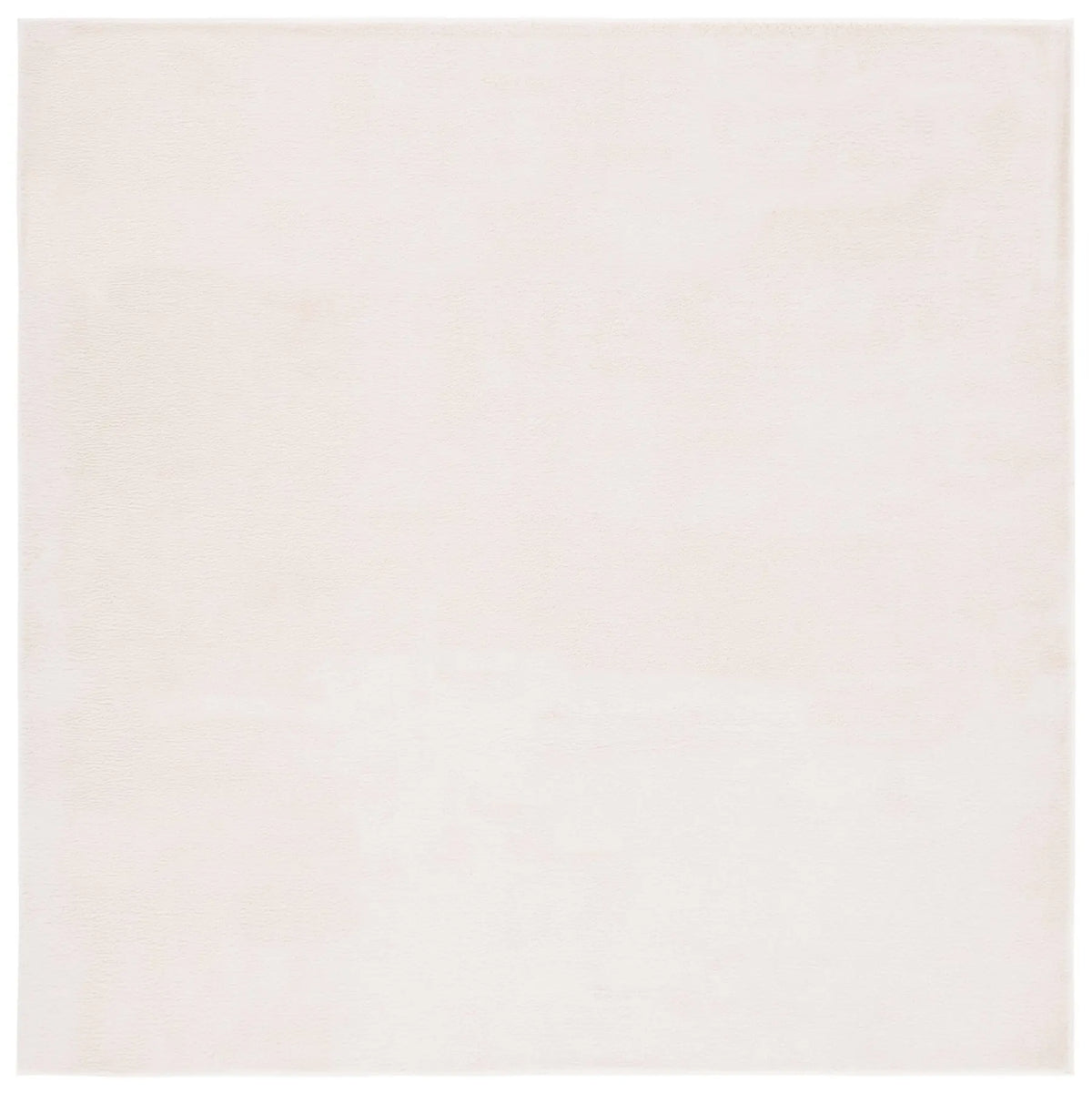 Safavieh Faux Rabbit Fur 6'-0" x 6'-0" Rug in Beige