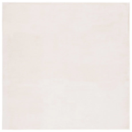 Safavieh Faux Rabbit Fur 6'-0" x 6'-0" Rug in Beige
