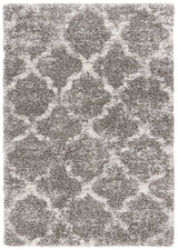 Safavieh Hudson Shag 4'-0" x 6'-0" Rug in Grey / Ivory
