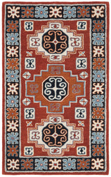 Safavieh Heritage 3'-0" x 5'-0" Rug in Red / Black