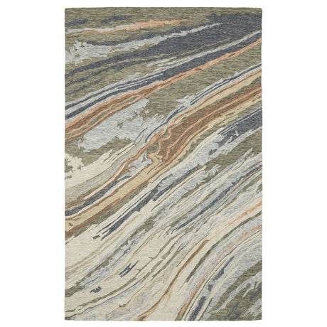Oriental Weavers Sphinx Kipton KIP04 Blue Rugs - main flat