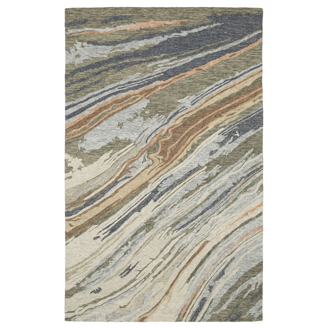 Oriental Weavers Sphinx Kipton KIP04 Blue Rugs - main flat