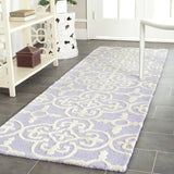 Safavieh Cambridge 2'-6" x 12'-0" Rug in Lavander / Ivory