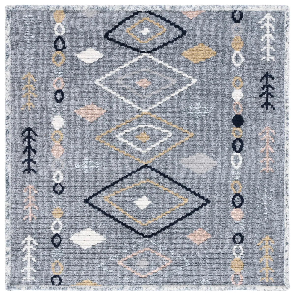 Safavieh Marrakesh 6'-7" x 6'-7" Rug in Grey / Multi