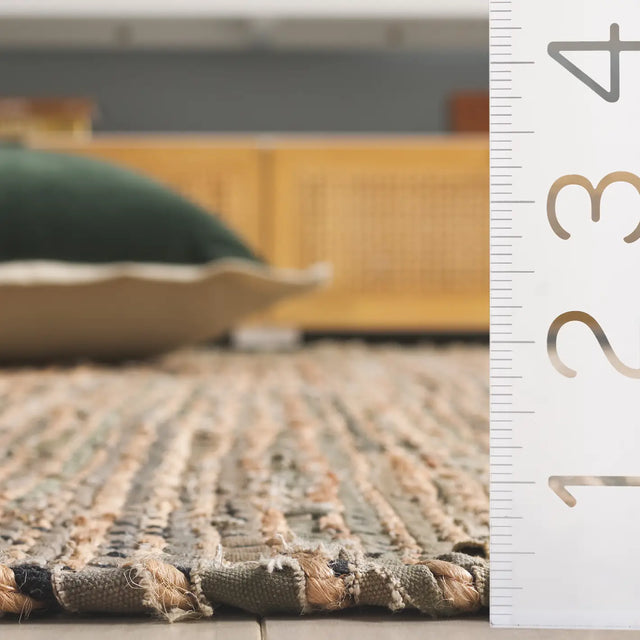 Safavieh Cape Cod 4'-0" x 6'-0" Rug in Green / Beige