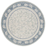 Safavieh Antiquity 6'-0" x 6'-0" Rug in Light Blue / Ivory