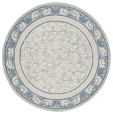 Safavieh Antiquity 6'-0" x 6'-0" Rug in Light Blue / Ivory