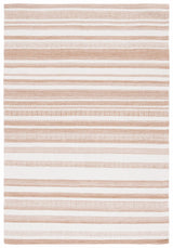 Safavieh Striped Kilim 4'-0" x 6'-0" Rug in Beige / Ivory