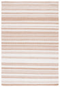 Safavieh Striped Kilim 4'-0" x 6'-0" Rug in Beige / Ivory