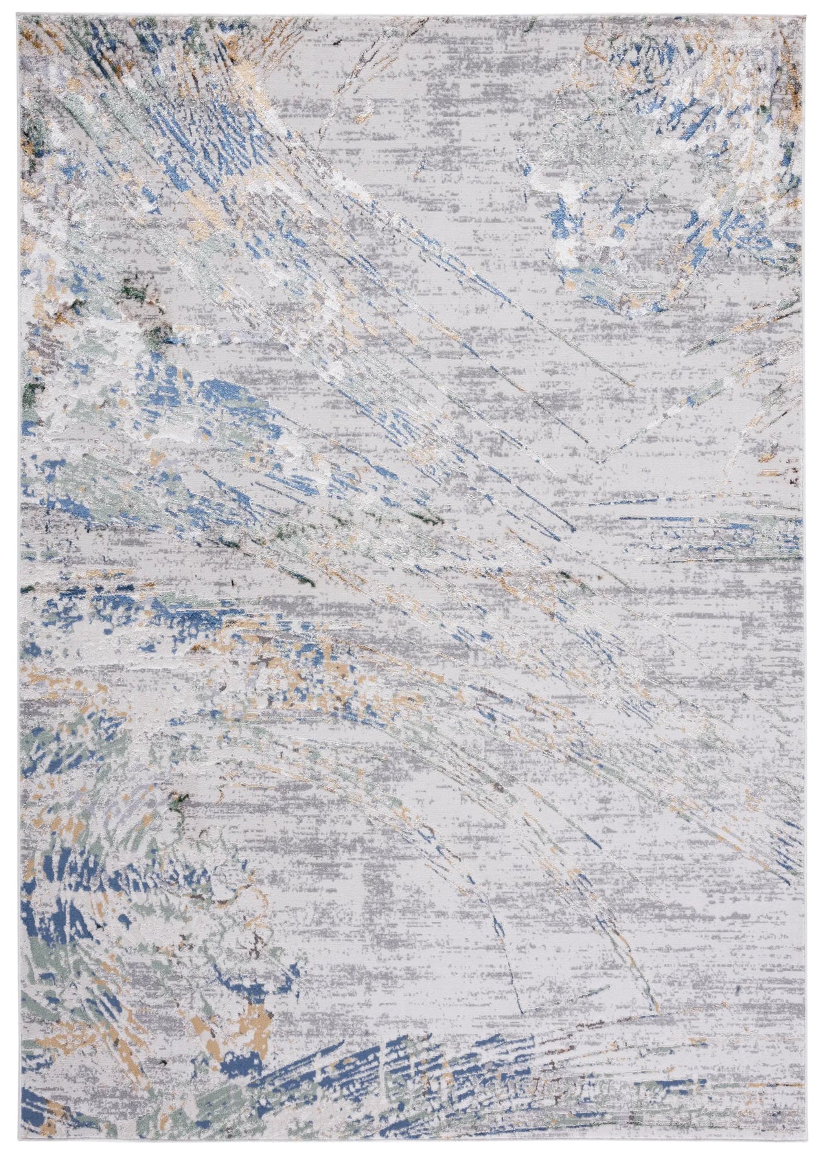 Safavieh Bel Air 4'-5" x 6'-5" Rug in Grey / Turquoise