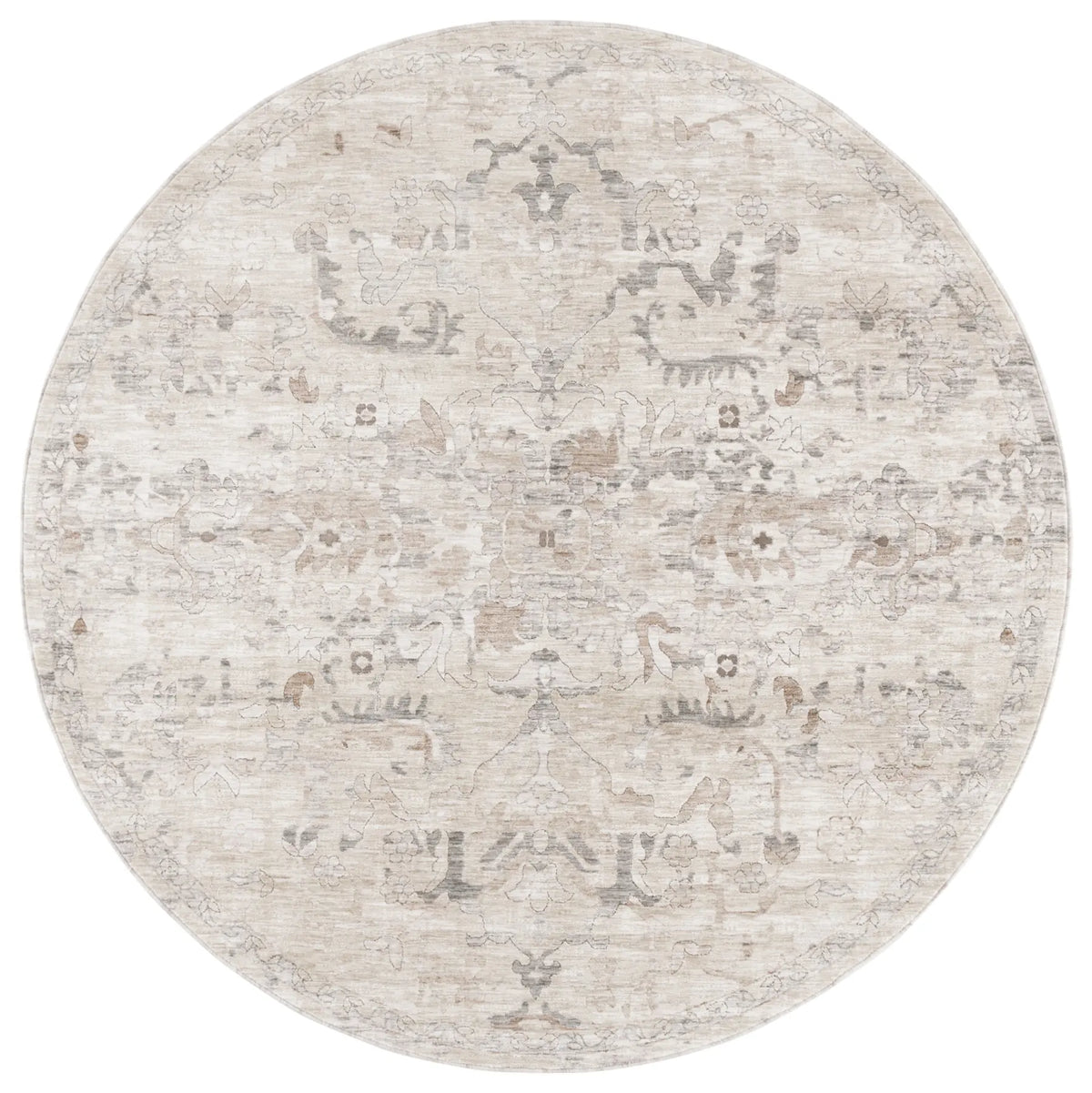Safavieh Mason 100 6'-3" x 6'-3" Rug in Green / Beige