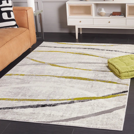 Safavieh Skyler 4'-0" x 6'-0" Rug in Ivory Grey / Green