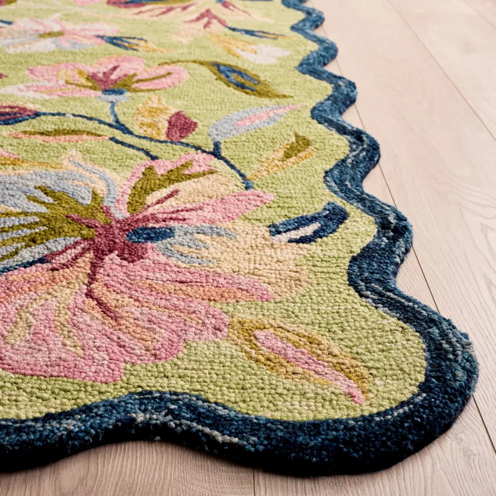 Safavieh Jardin 5'-0" x 8'-0" Rug in Light Green / Blue
