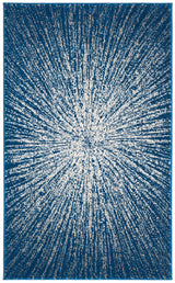 Safavieh Evoke 3'-0" x 5'-0" Rug in Navy / Ivory