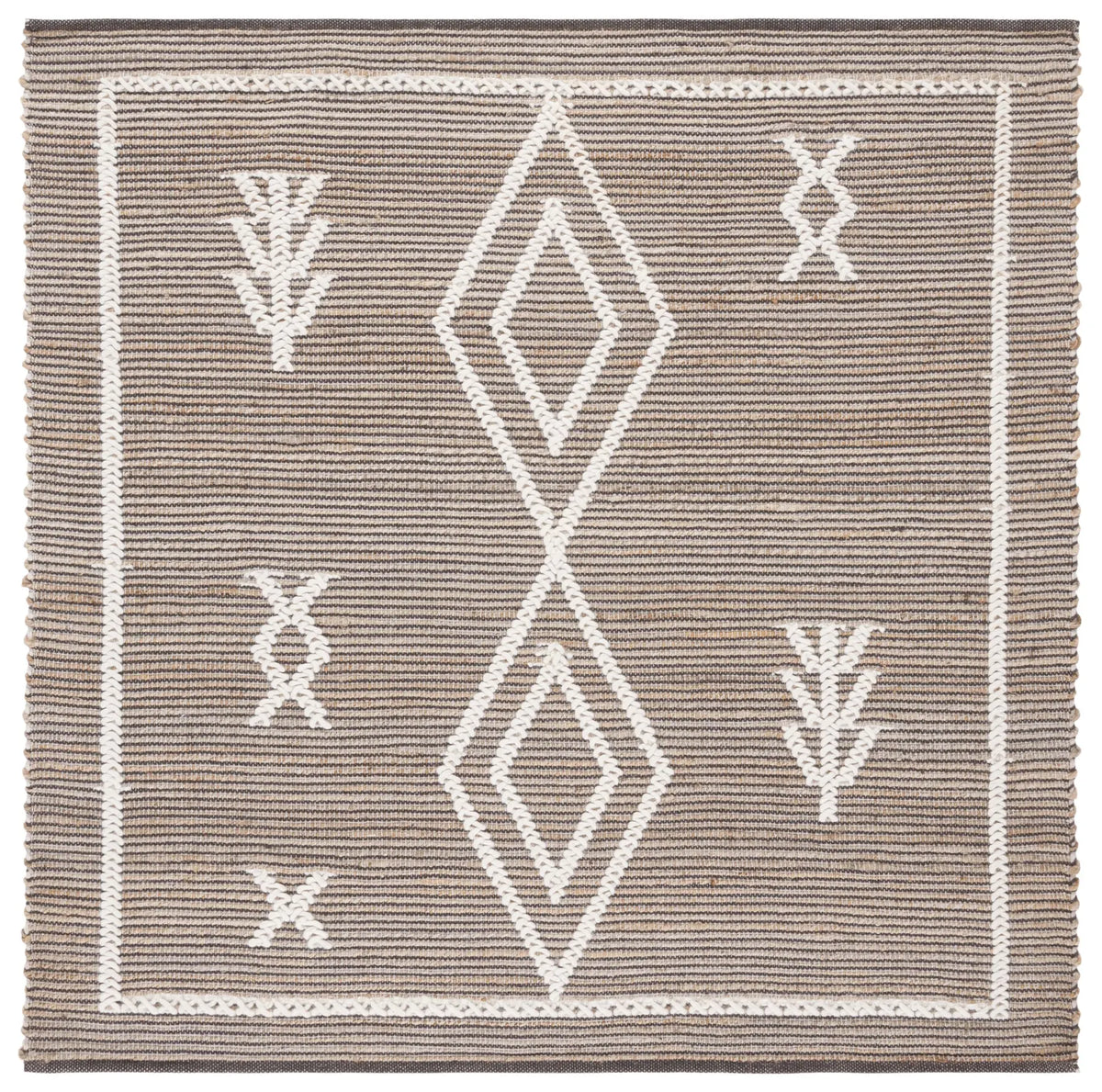 Safavieh Natural Fiber 6'-0" x 6'-0" Rug in Natural / Ivory
