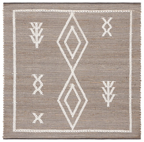 Safavieh Natural Fiber 6'-0" x 6'-0" Rug in Natural / Ivory
