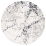 Safavieh Fontana Shag  800 6'-7" x 6'-7" Rug in Ivory / Grey
