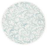 Safavieh Micro-Loop 5'-0" x 5'-0" Rug in Grey / Ivory