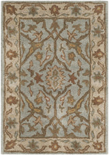 Safavieh Heritage 2'-0" x 3'-0" Rug in Light Blue / Ivory