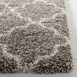 Safavieh Hudson Shag 4'-0" x 6'-0" Rug in Grey / Ivory
