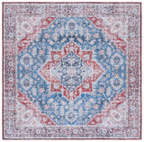 Safavieh Tucson 6'-0" x 6'-0" Rug in Blue / Red