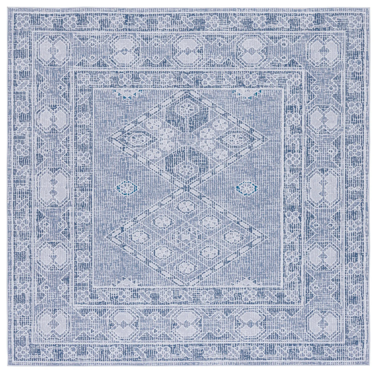 Safavieh Tucson 6'-0" x 6'-0" Rug in Grey / Ivory