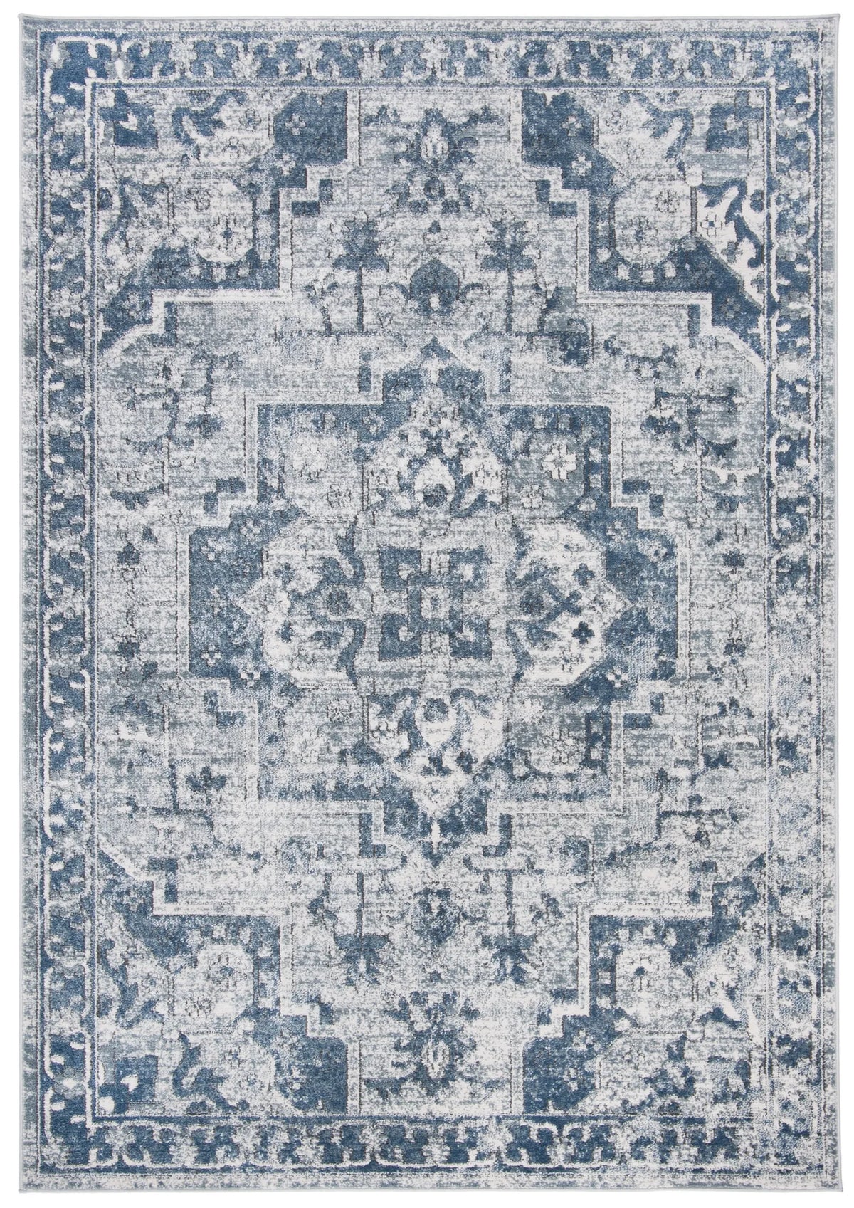 Safavieh Martha Stewart 4'-0" x 6'-0" Rug in Navy / Ivory