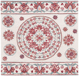 Safavieh Bellagio 5'-0" x 5'-0" Rug in Ivory / Red