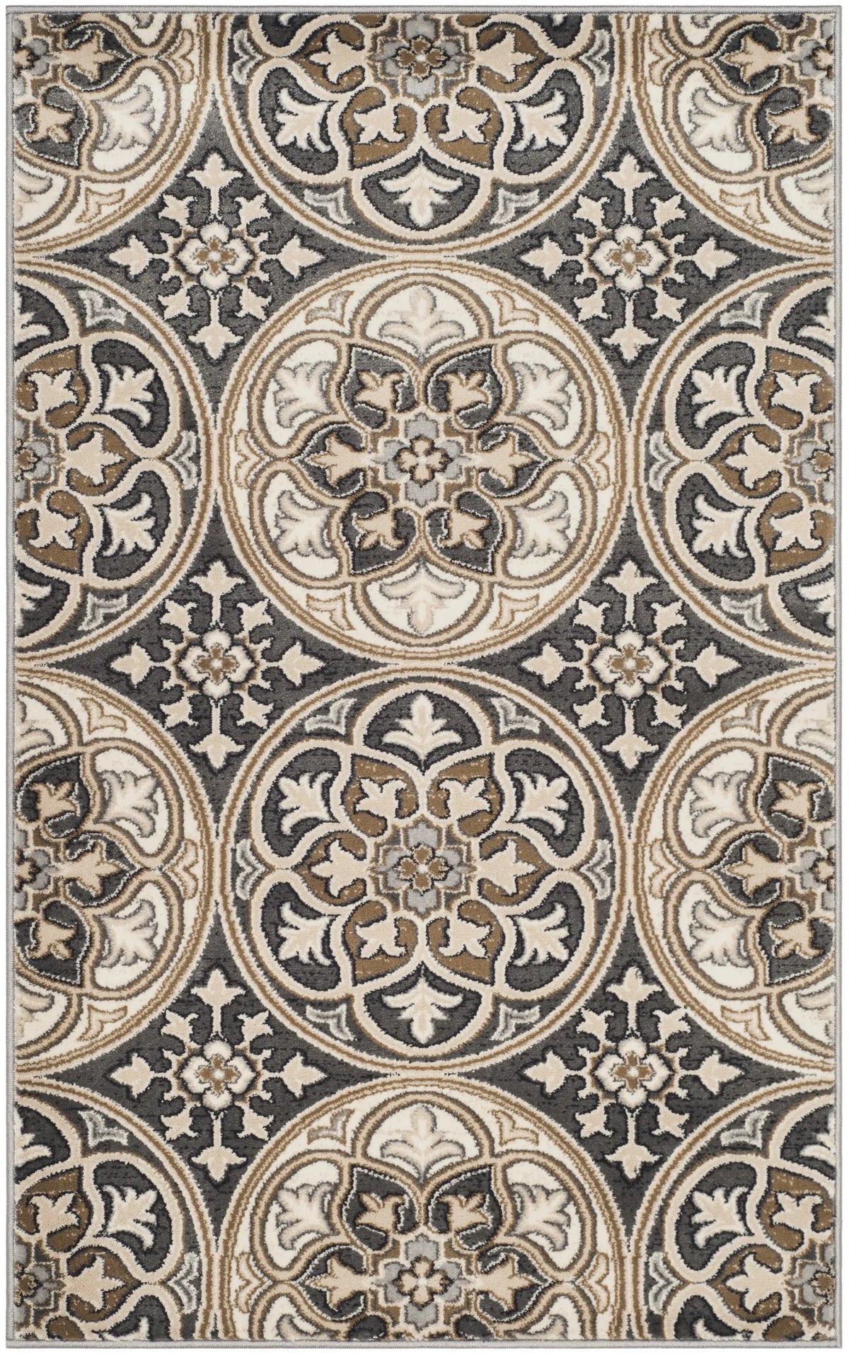 Safavieh Lyndhurst 3'-3" x 5'-3" Rug in Light Grey / Beige