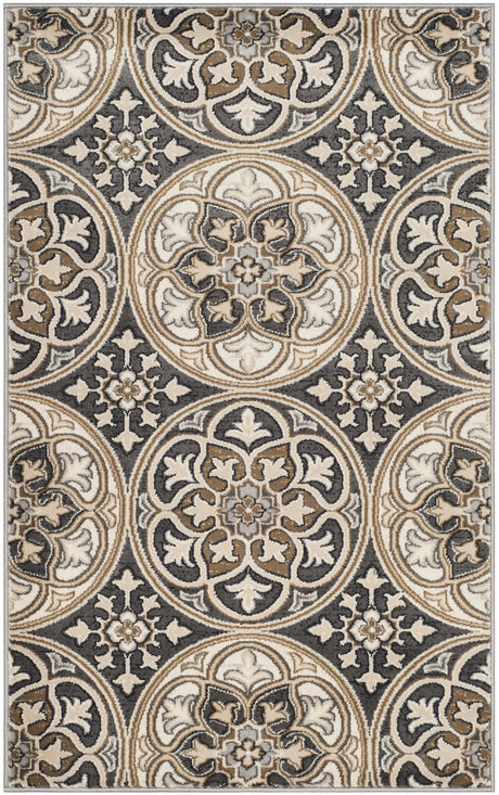 Safavieh Lyndhurst 3'-3" x 5'-3" Rug in Light Grey / Beige