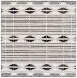 Safavieh Ebony 6'-0" x 6'-0" Rug in Ivory / Grey
