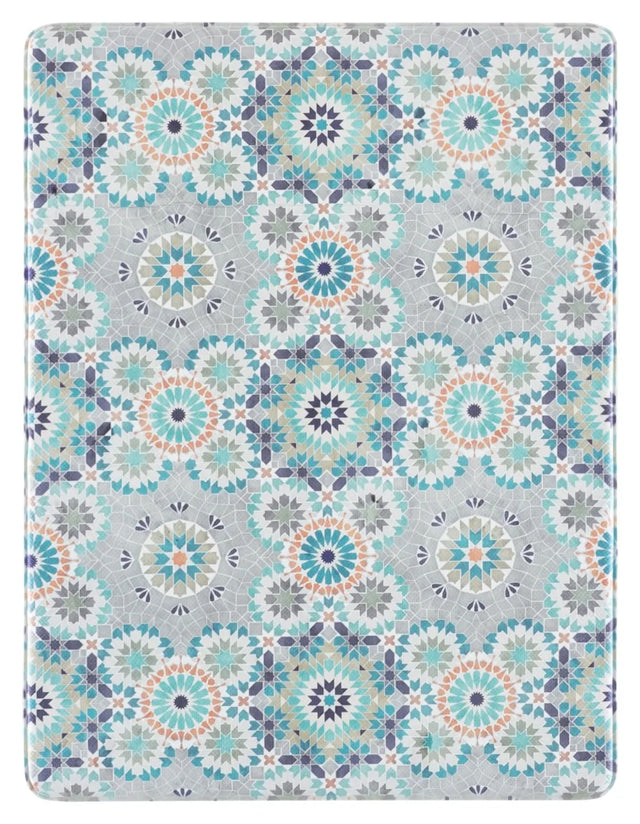 Safavieh Kitchen Mat 500 1'-6" x 2'-0" Rug in Grey / Blue