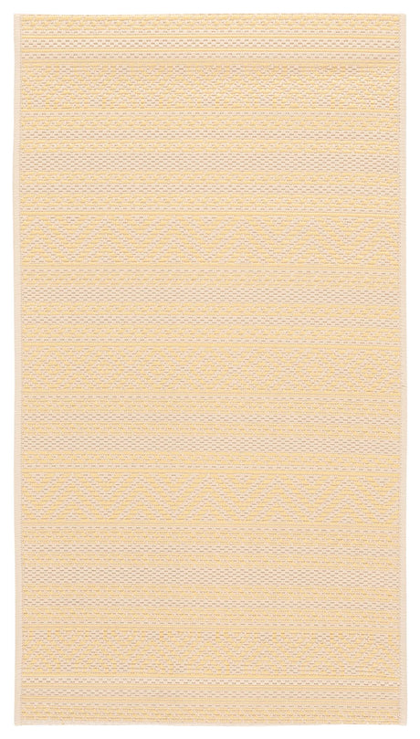Safavieh Courtyard 2'-0" x 3'-7" Rug in Beige / Gold