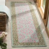 Safavieh Suzani 2'-3" x 8'-0" Rug in Taupe / Pink