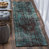 Safavieh Classic Vintage 2'-3" x 10'-0" Rug in Teal / Brown