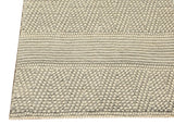 Dynamic Rugs Grove 6211 Handmade Modern Ivory Rug - Corner